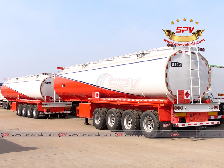 45,000 Litres Aluminium Fuel Tanker Semi-trailer - LB